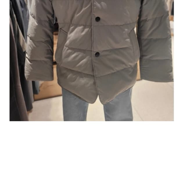 에디션 오리털 하이넥 점퍼 남자105