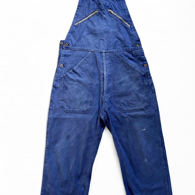 50~60's Adolphe Lafont 프렌치 워크 오버롤 30~32"