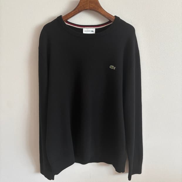 라코스테 블랙 니트 110
