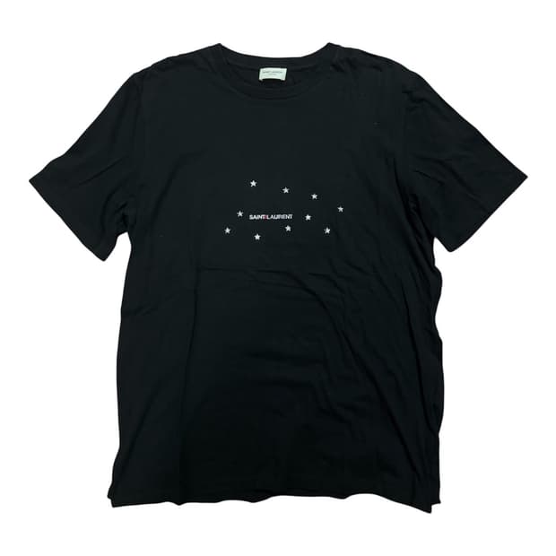 Saint laurent silver stars t shirts