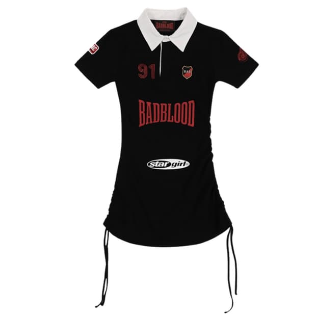 (구해요) 배드 블러드 미스틱 캡슐 폴로 미니 드레스