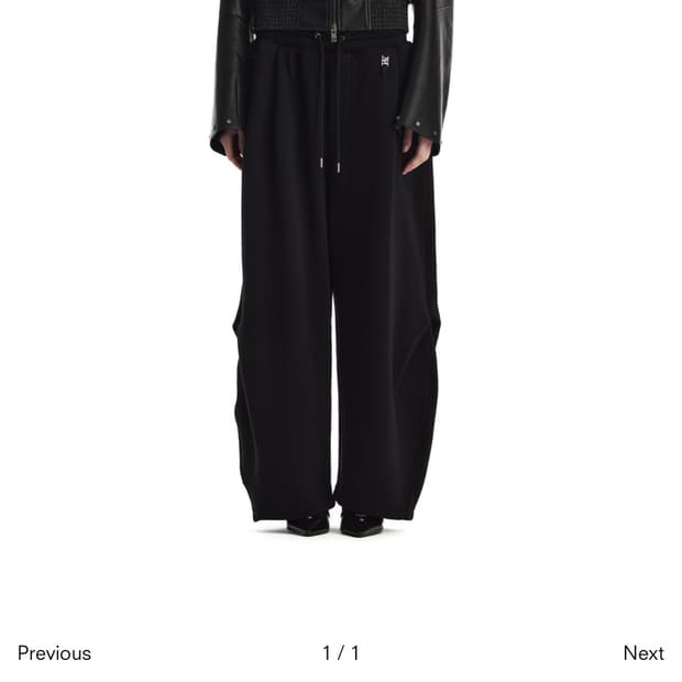 트리밍버드 Leather Slim-Fit Jacket [black]