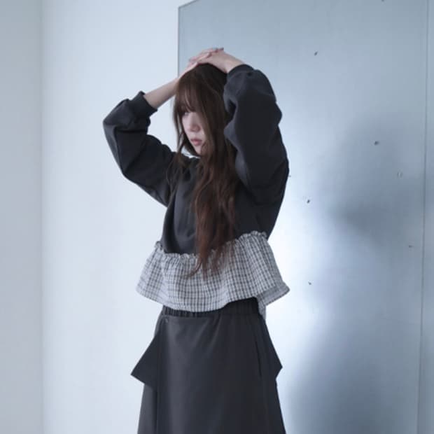 에프터먼데이 체크프릴 후디 