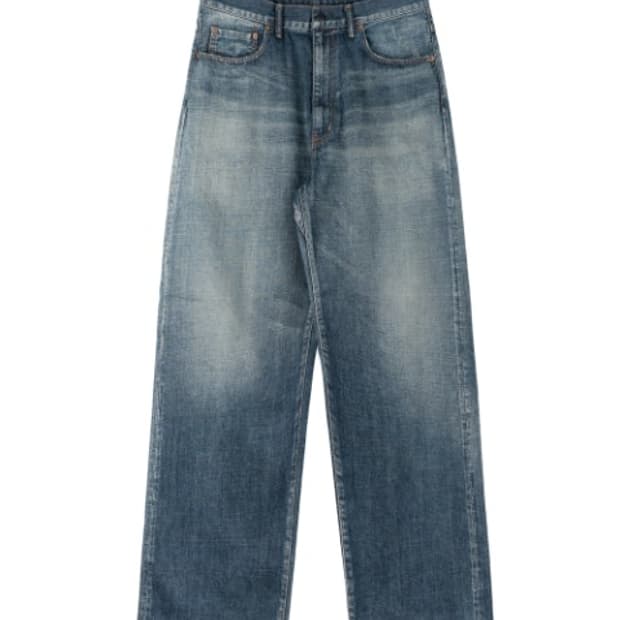 나나미카 셀비지 데님팬츠 빈티지 인디고 34