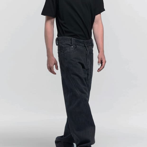플라스틱프로덕트 MPa DRIFT DENIM PANTS