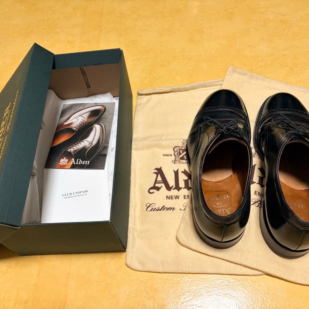 알든 6190 블랙 코도반 더비 판매 7.5E US