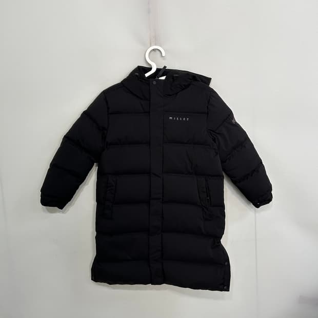 밀레 키즈 구스다운 롱패딩 130 