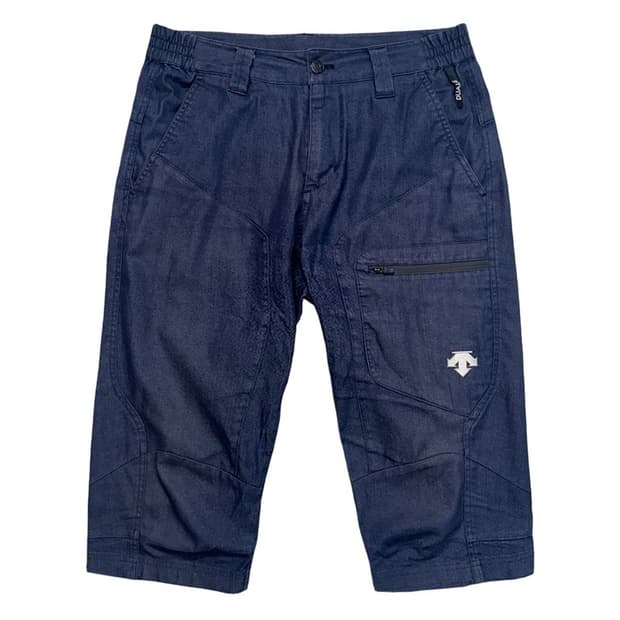 DESCENTE 카고 숏팬츠 네이비 M