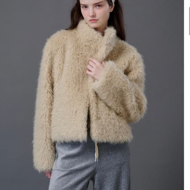 포레스트 레오 울 퍼자켓 (베이지)