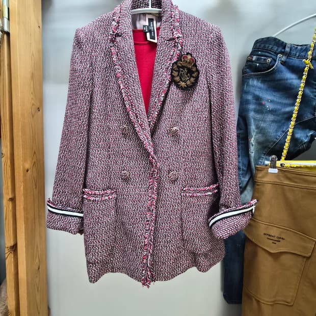 마리아꾸르끼 트위드자켓