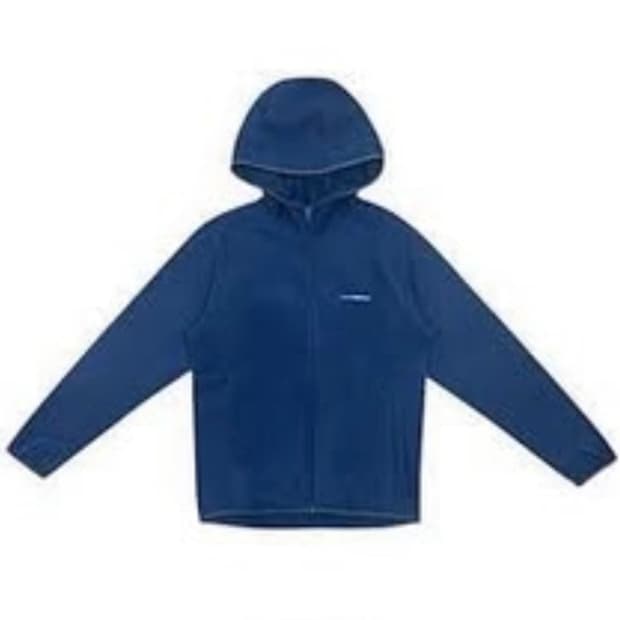 지초이 컴포트 24-006 플리스 후디 네이비