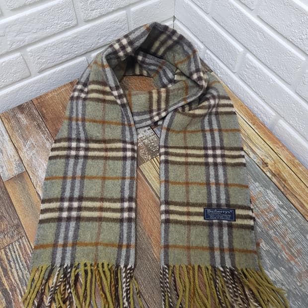 [정품] 버버리 캐시미어 머플러 클래식 체크