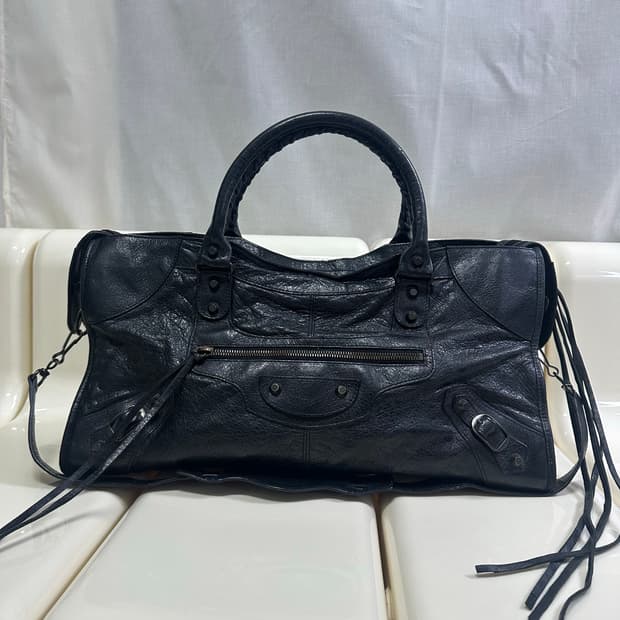 [A 정품] 발렌시아가 시티 모터백 파트타임