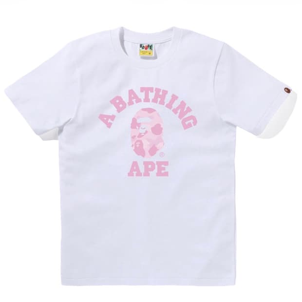 베이프 파스텔 핑크 반팔 새상품s