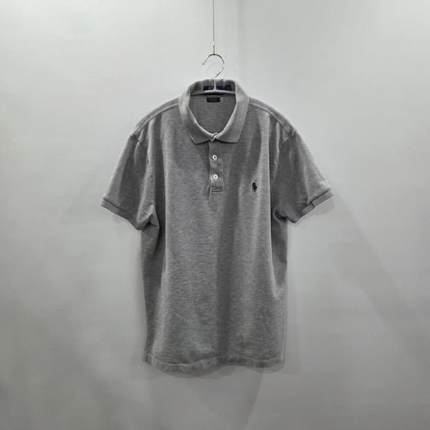 폴로랄프로렌 메쉬 카라 반팔티 그레이 M