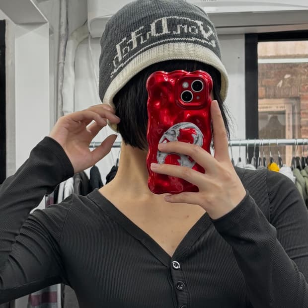 본더치 그레이 비니