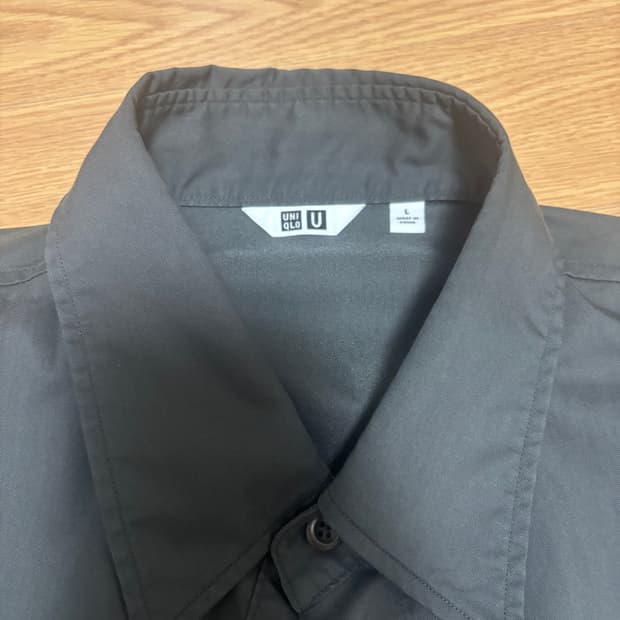 유니클로 U 유틸리티 오버사이즈 셔츠 L