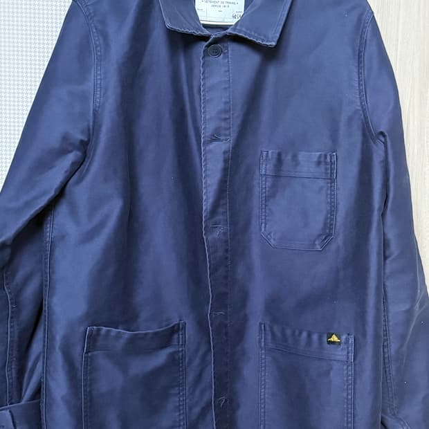 르몽생미셸 Moleskine Work Jacket -BLUE 48사이즈