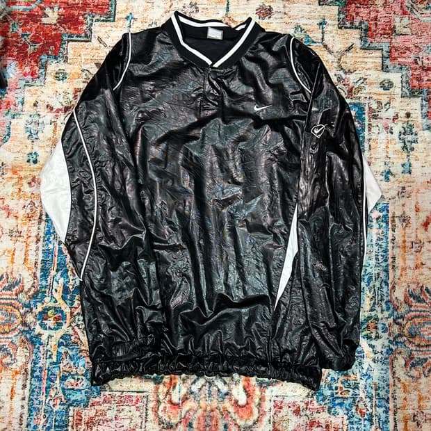 [XL] 00s 나이키 빅로고 글로시 웜업  