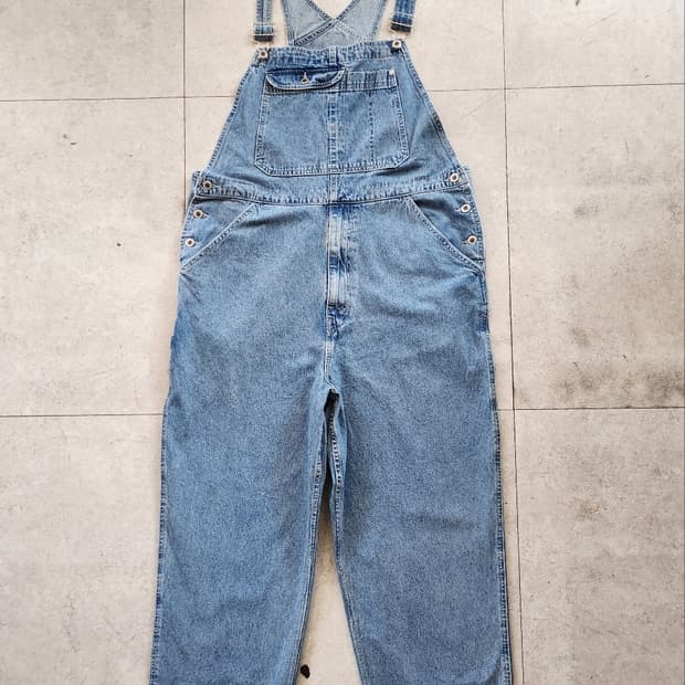 리바이스 실버탭 루즈 오버롤