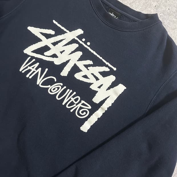 00s STUSSY 밴쿠버 맨투맨 USA