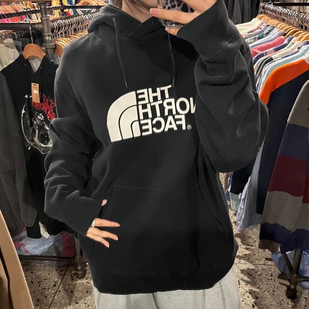THE NORTH FACE 노스페이스 빅로고 후드티