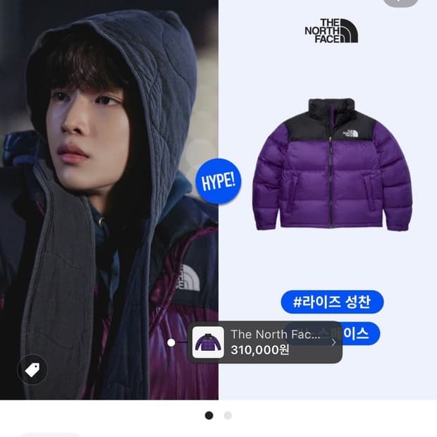 노스페이스 1996 퍼플 85