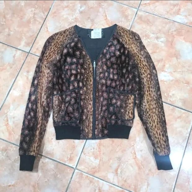 JEAN COLONNA 장콜로나 레오파드 집업자켓