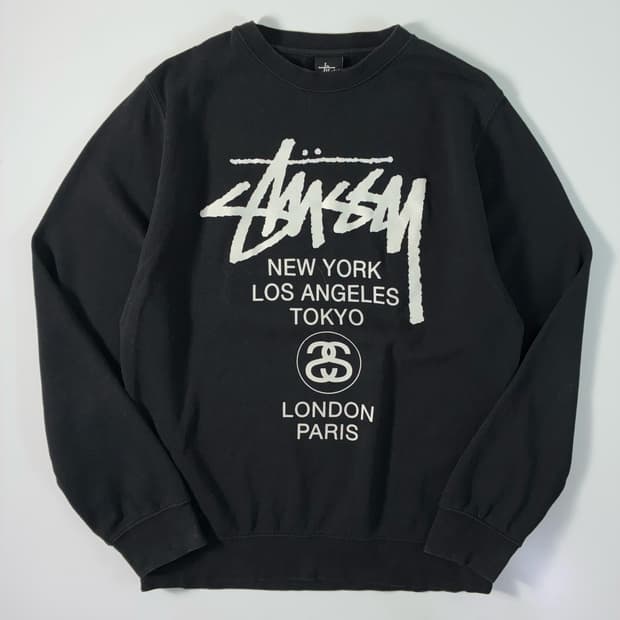 Stussy  스투시 월드투어 맨투맨