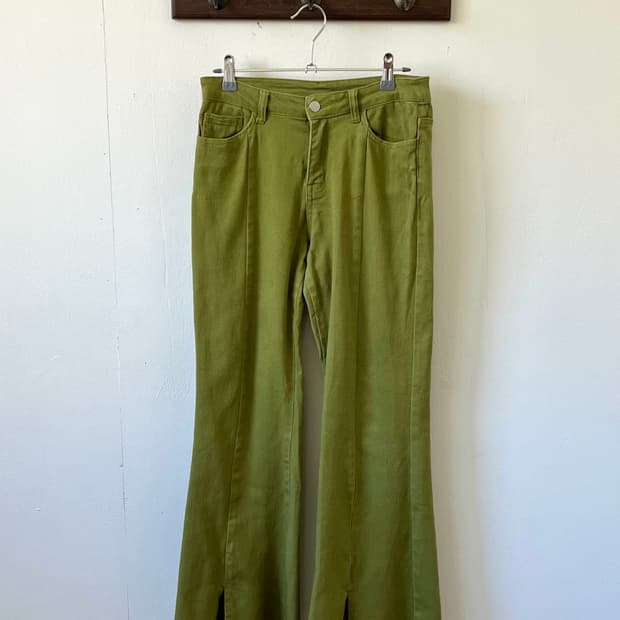 GRL 크랙 데님 진