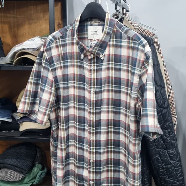 kolon) 헨리코튼 여름셔츠 낙낙105~110 상태10/8