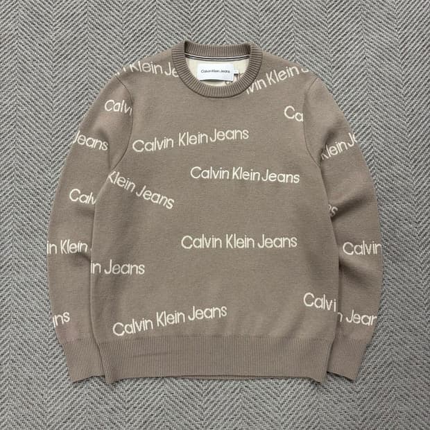 캘빈클라인 멀티로고 니트 v2279