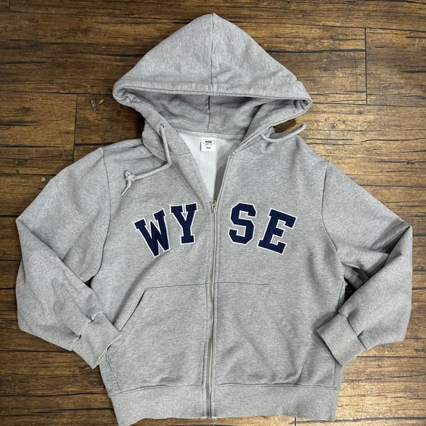 WYSE 와이즈 그레이 후드집업 스몰