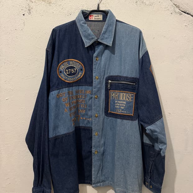 Park house 패치워크 셔츠