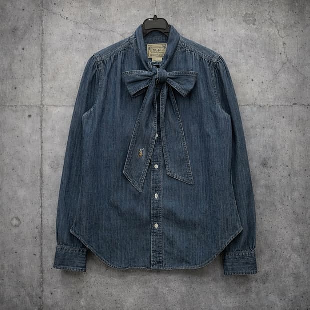 Polo Denim Ribbon Shirt