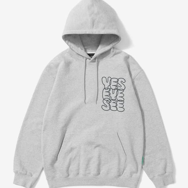 예스아이씨 후드 C-Logo Hoodie Grey