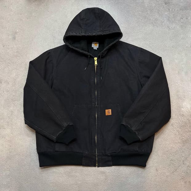 칼하트 J130 샌드스톤 덕 액티브 자켓