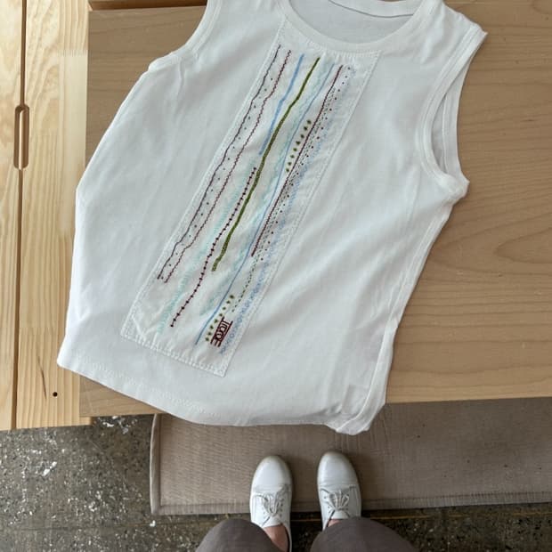 HaaT Issey Miyake sleeveless