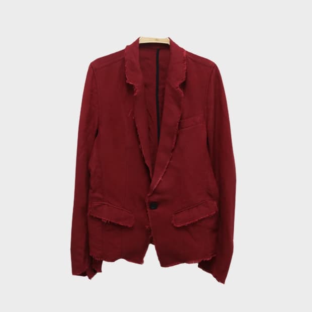 시바라이즈 버건디 데미지 자켓  60506