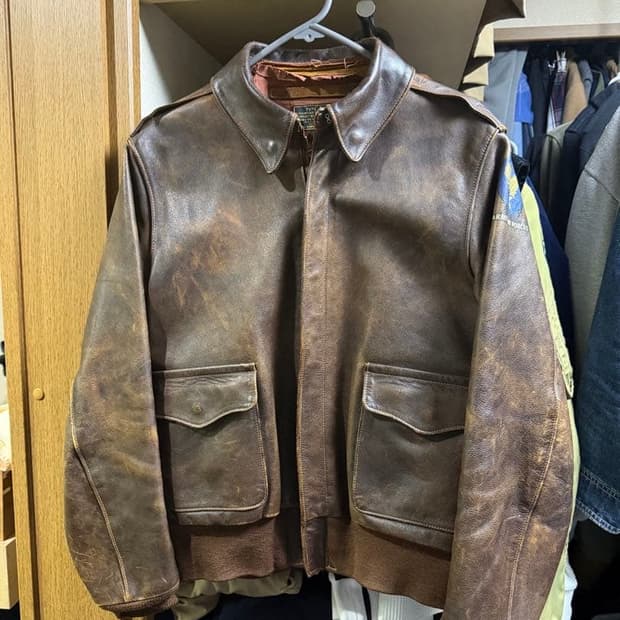 (38) 리얼맥코이 a-2 가죽자켓