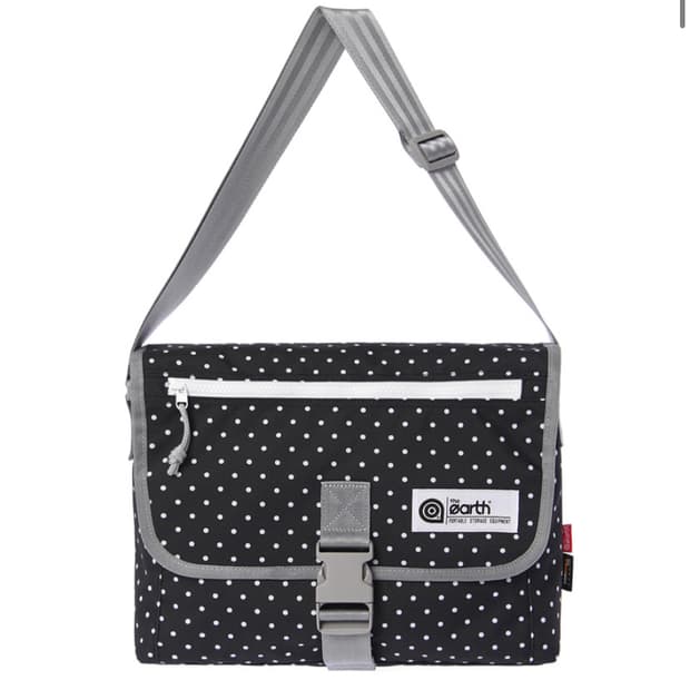 DOT CROSS BAG- BLACK