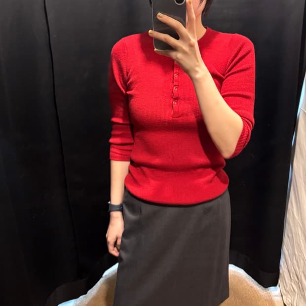 Michael Kors 레드 니트