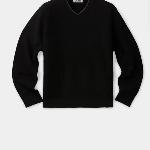 [L] 26ss 쿠어 브이넥 메리노울 레이어드 스웨터