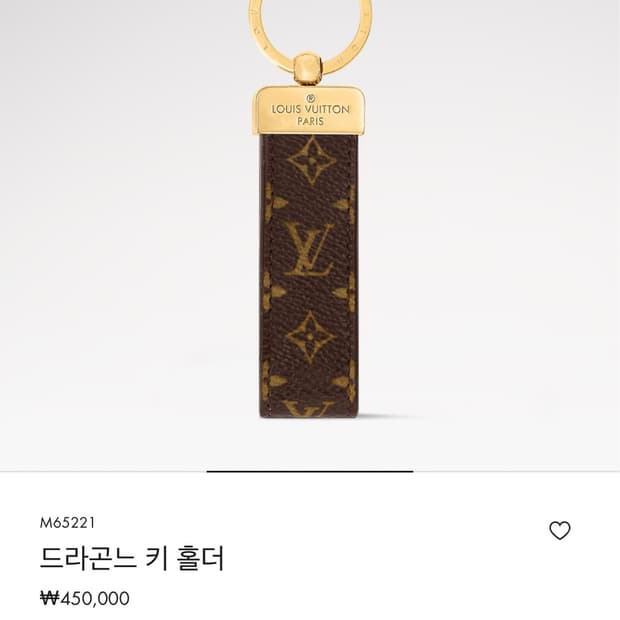 루이비통 드라곤느 키홀더 키링
