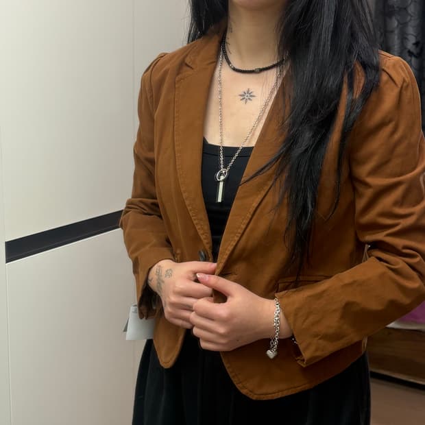 자라 빈티지 자켓