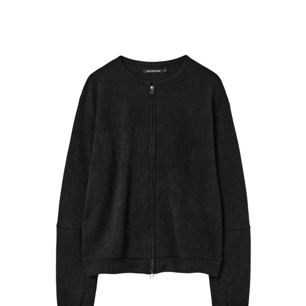 해칭룸 Layer Cardigan Ash Black