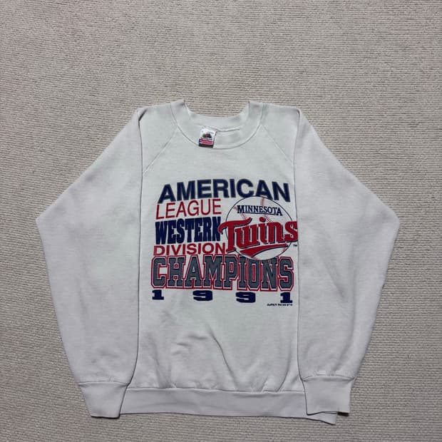 USA Fruit of the Loom Minnesota Twins 스웻