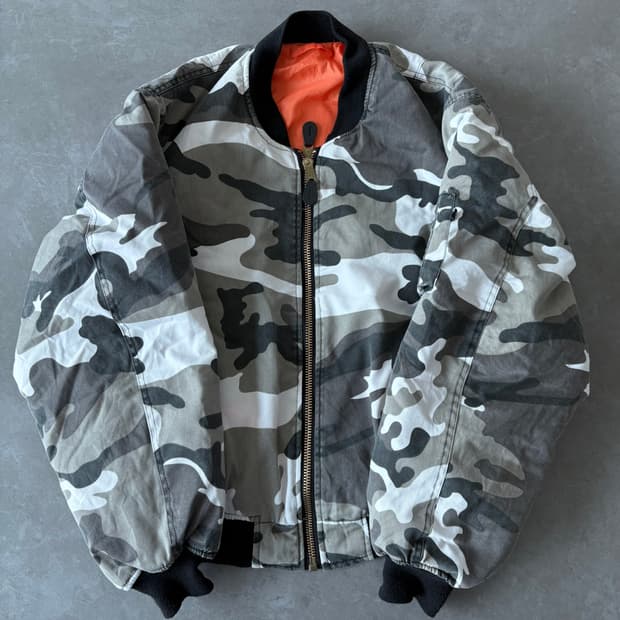 포스텍스 가먼츠 카모 봄버 xxl