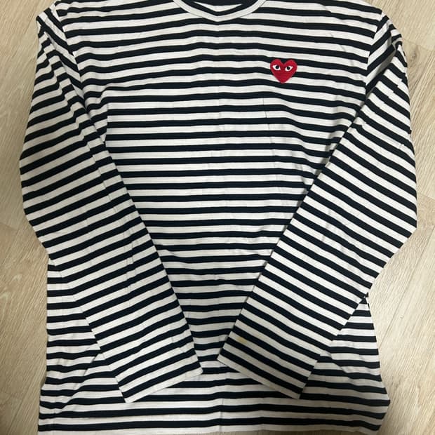 꼼데가르송 보더티 스트라이프 XL