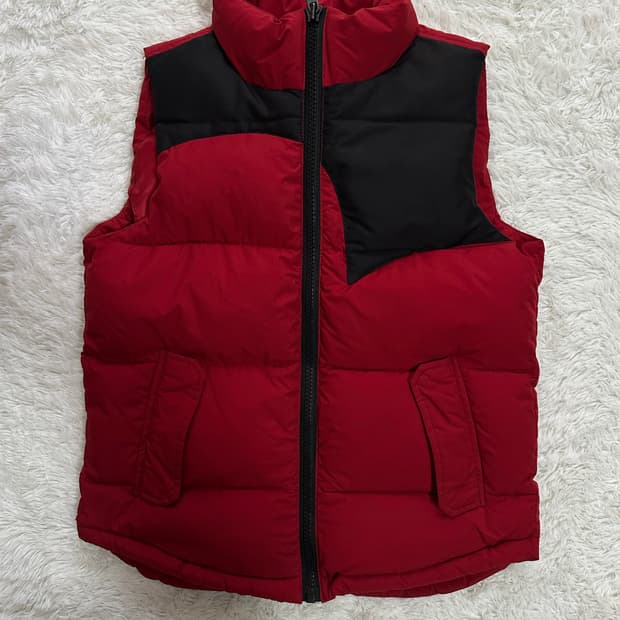 EVISU 패딩 조끼 90사이즈